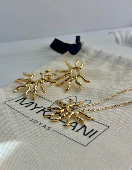 CONJUNTO| STELLA |COLLAR MÁS PENDIENTES