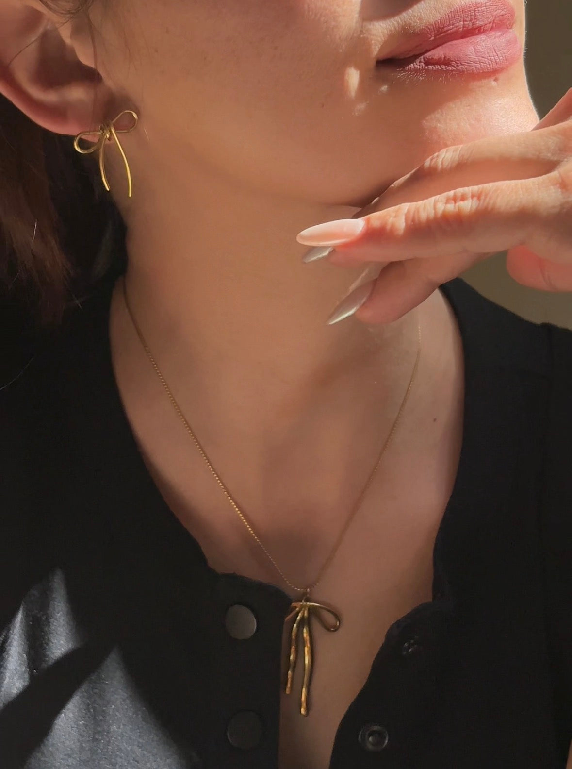 PENDIENTES | VELVET BOW