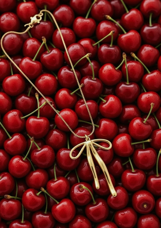 COLLAR LAZO ESSENTIAL CON BAÑO DE ORO 18 KT SOBRE ACERO 316L