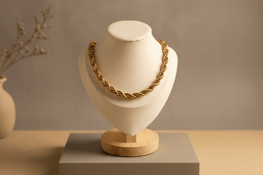 CORDÓN GRUESO | ÉTERNEL |BAÑADO EN ORO 18KT