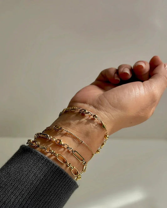 PACK DE 4 PULSERAS EN ACERO 316L