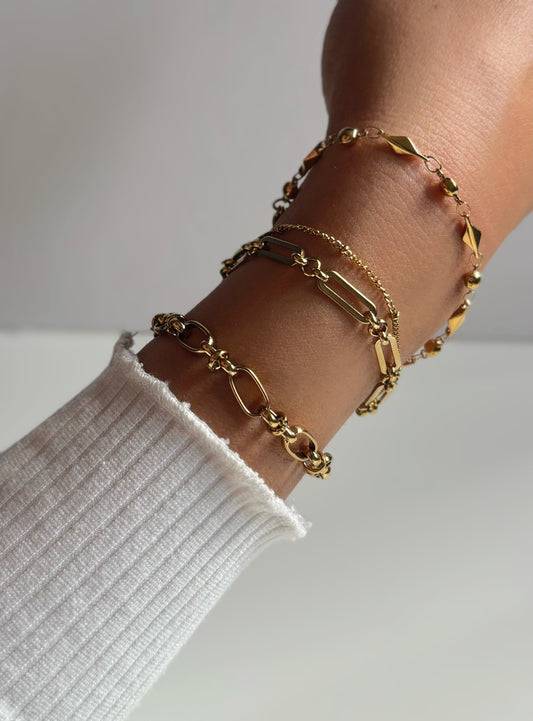 Cadena de Muñeca Delicada con Extensor - Hipoalergénica