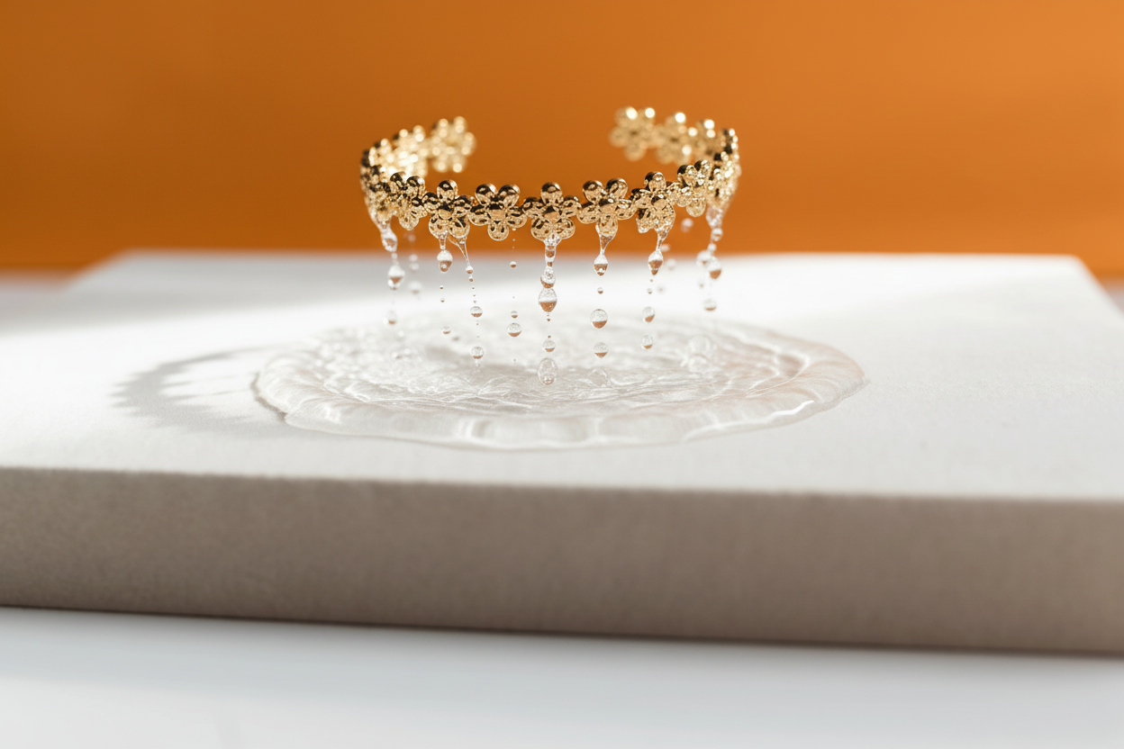 Pulsera Flores "Bloom" con Ion Plating de Larga Duración