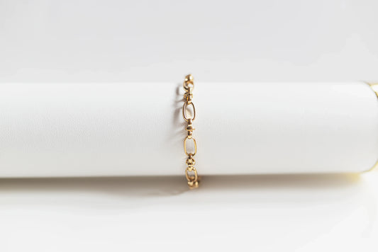 PULSERA DE ESLABONES OVALADOS ACERO 316L