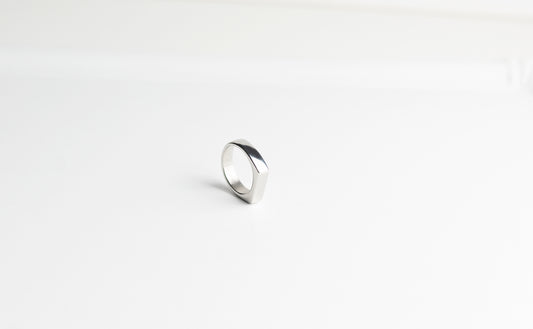 Anillo de Sello (Signet Ring) Clásico de Acero Inoxidable 316L