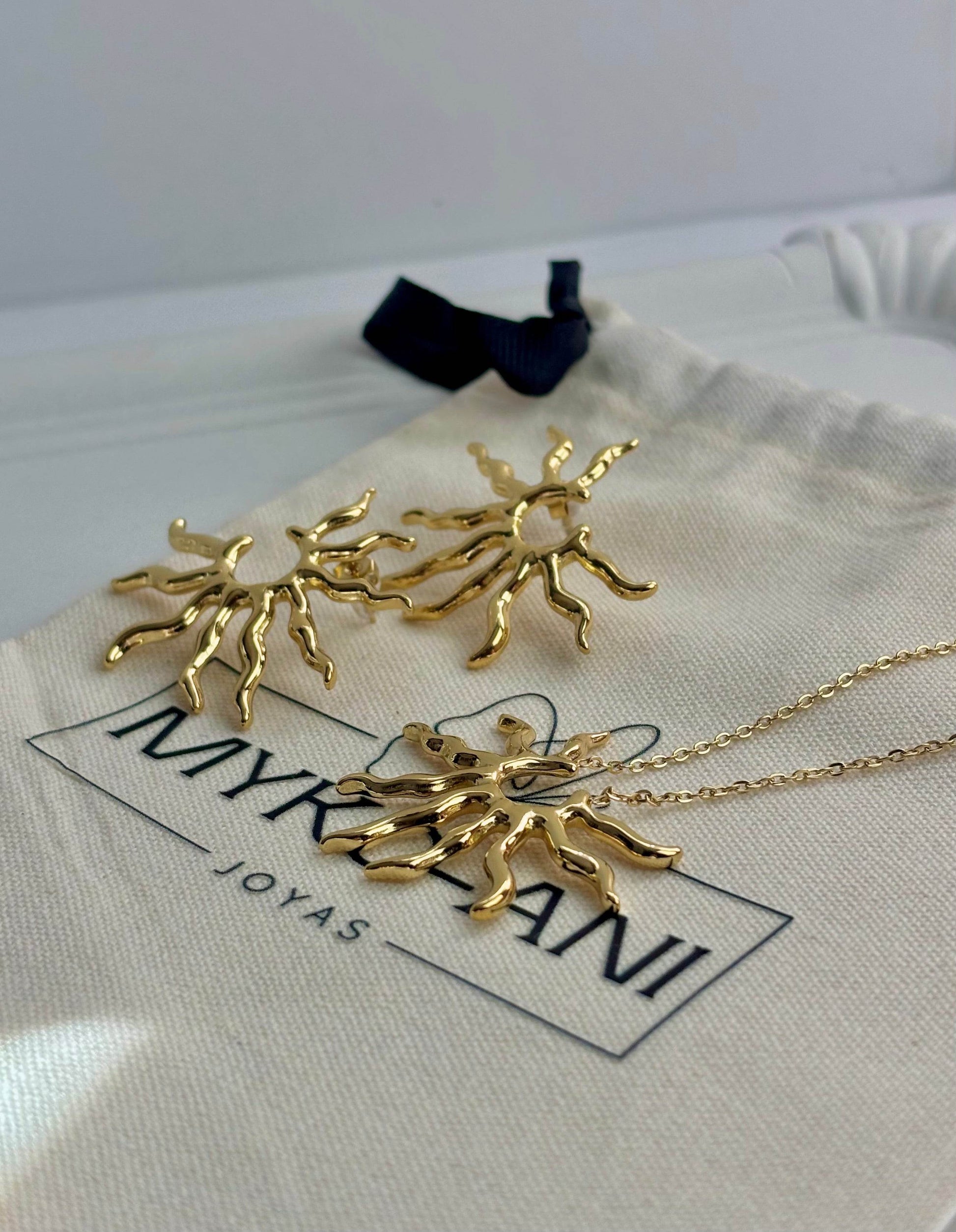 CONJUNTO| STELLA |COLLAR MÁS PENDIENTES