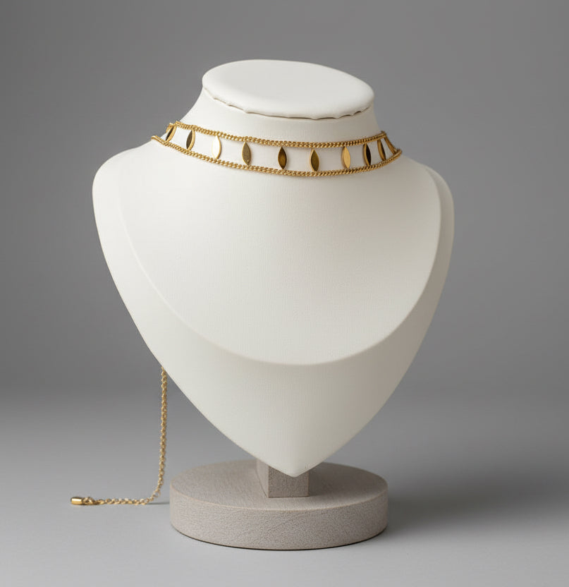 CHOKER | LÍNEA LATINA EN ACERO DORADO
