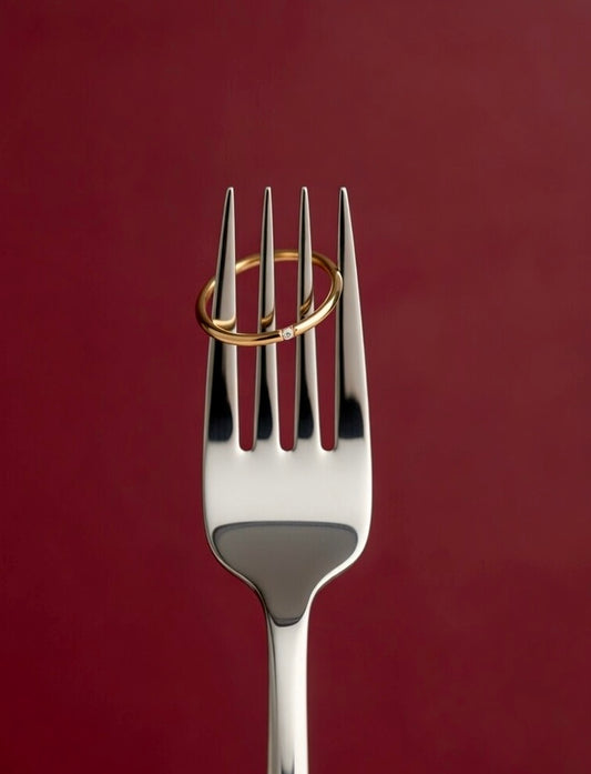 ANILLO EN ACERO 316L CON ACABADO ORO PVD DE ALTA RESISTENCIA