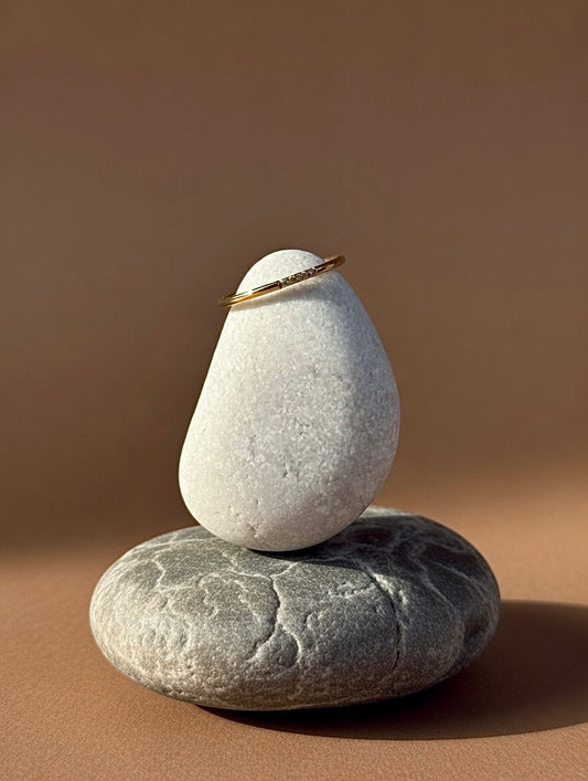 Anillo Fino Eternidad de Acero Inoxidable 316L