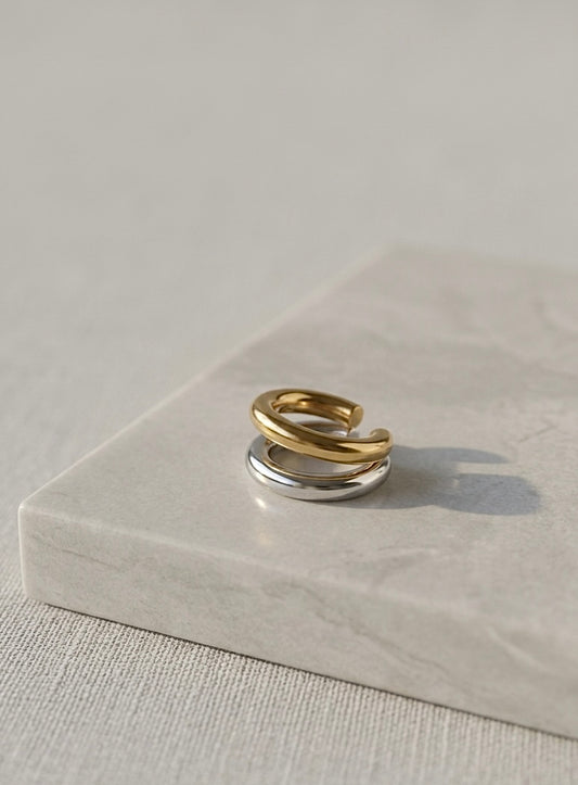 EARCUFF DOBLE DOS TONOS