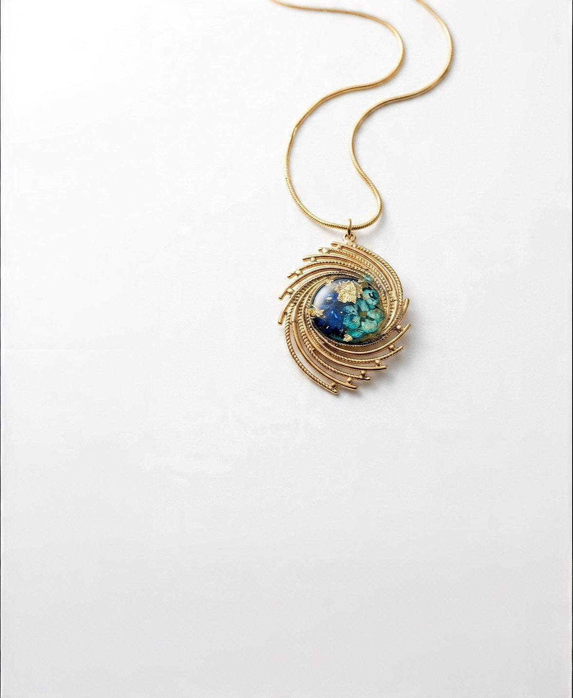 Collar galaxia floral 💙