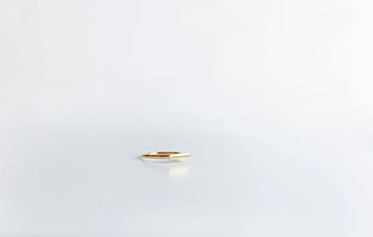 ANILLO ESSENTIAL EN ACERO CON ACABADO DORADO POLISHED