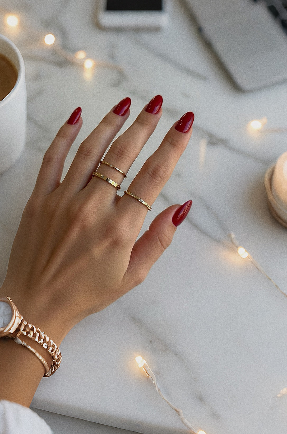 ANILLO EN ACERO 316L CON ACABADO ORO PVD DE ALTA RESISTENCIA