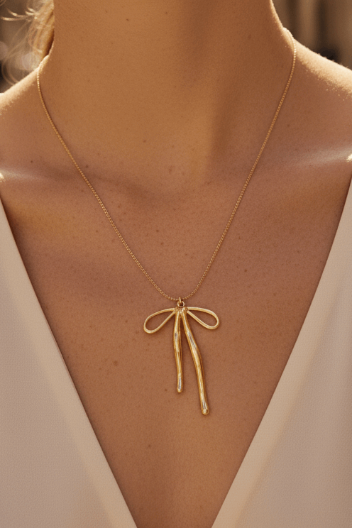 CONJUNTO PENDIENTES MÁS COLLAR | VELVET BOW