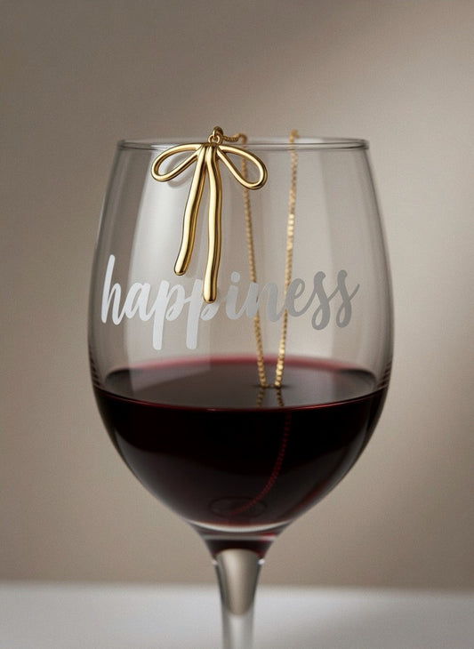 COLLAR LAZO ESSENTIAL CON BAÑO DE ORO 18 KT SOBRE ACERO 316L