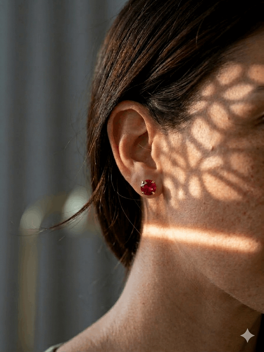 PENDIENTES - SCARLETT CRISTAL ACERO quirúrgico