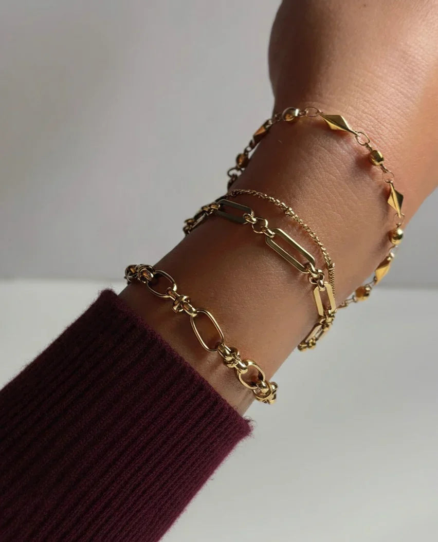 PACK DE 4 PULSERAS EN ACERO 316L