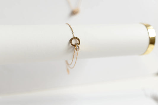 Pulsera Aureum Heart – Elegancia en Acero y CirconitasSky Blue