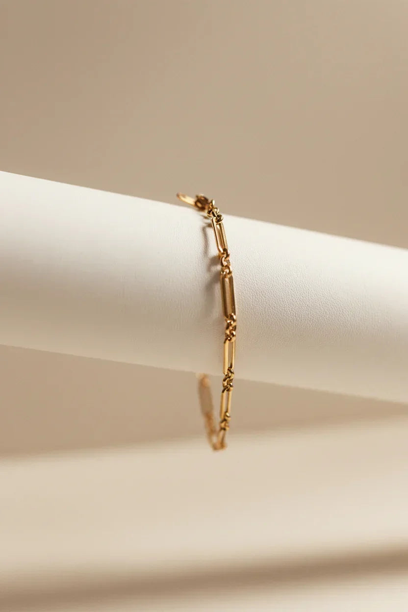 Pulsera de Cadena Estilizada "Link" - Hipoalergénica