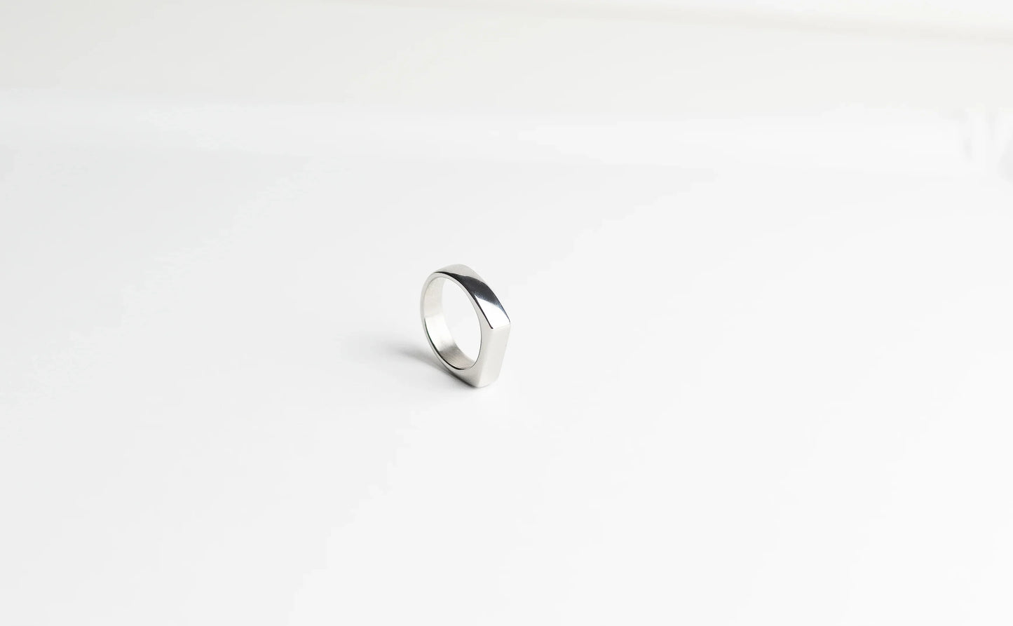 Anillo de Sello (Signet Ring) Clásico de Acero Inoxidable 316L